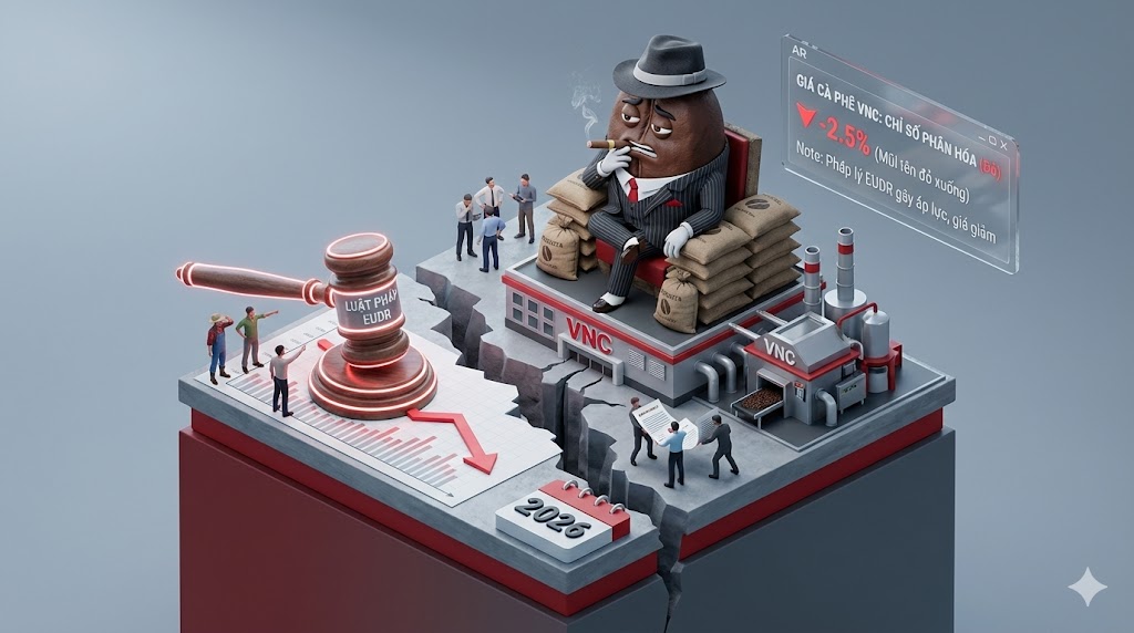 Ký sự Cà phê kỳ 1/2026: Sự Phân Tách Lớn và Cú Ép Giá Từ Pháp Lý